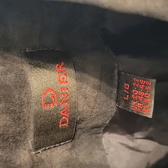 Brown danier leather button up jacket size medium - Picture 3 of 5